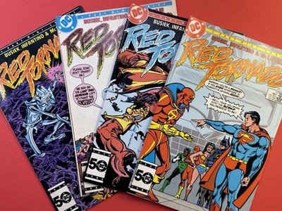 1985 Red Tornado #1-4 Complete Set DC Comics Comic Books