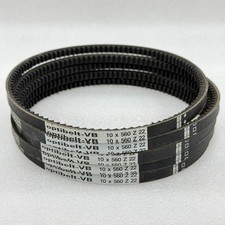 LOT OF 5 OPTIBELT-VB 10 X 560 Z 22 COGGED V-BELT MADE IN GERMANY NEW FAST SHIP