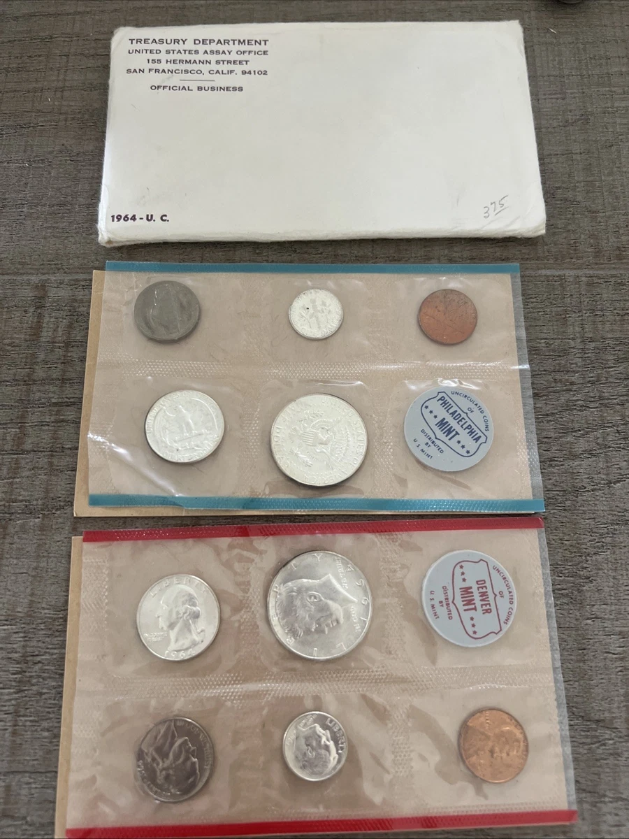 Philadelphia Silver 1964 US Coin Mint Sets for sale | eBay