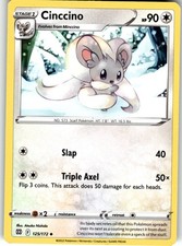 Cinccino Uncommon SWSH09: Brilliant Stars 125/172 LP