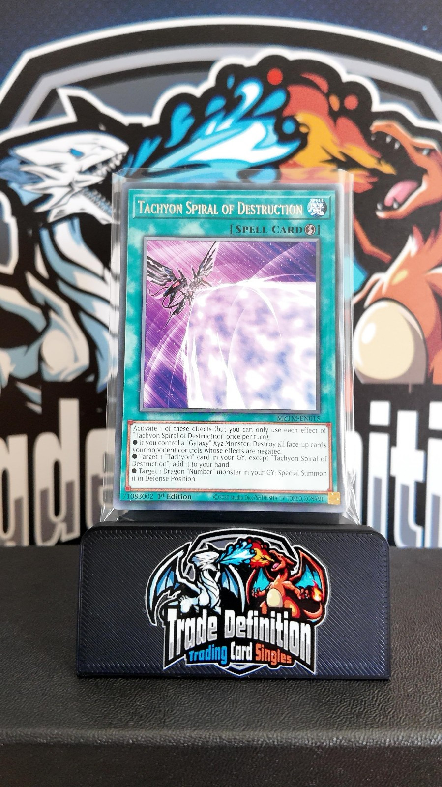 MZTM-EN015 Tachyon Spiral of Destruction : Rare 1st Edition YuGiOh
