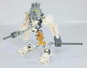 Lego Bionicle Stars 7135 Takanuva Complete w/ Gold Armor (No Instructions/Box)