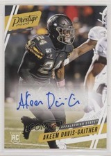 2020 Chronicles Draft Picks Prestige Signatures Akeem Davis-Gaither #1 Auto 00jz