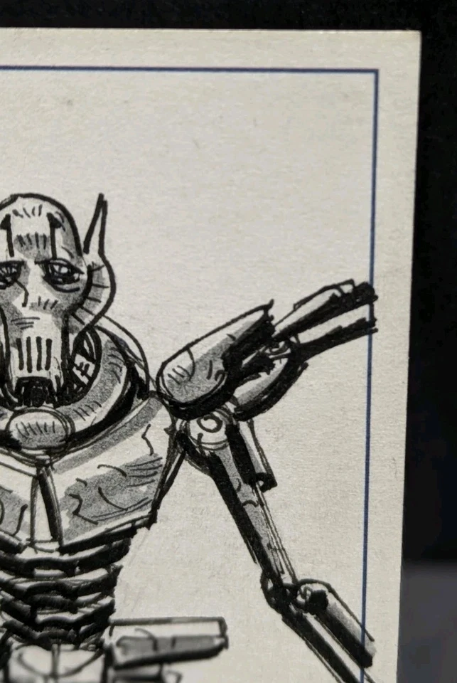 2011 Topps Star Wars Galaxy 6 General Grievous Sketch Card 1/1 - Image 3 of 4