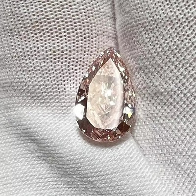 Designer Style 3 Ct Pear Shape Pink Diamond Ring VVS1 Statement Ring