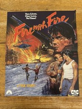 Fire with Fire Video Shop VHS Poster 1986 rare