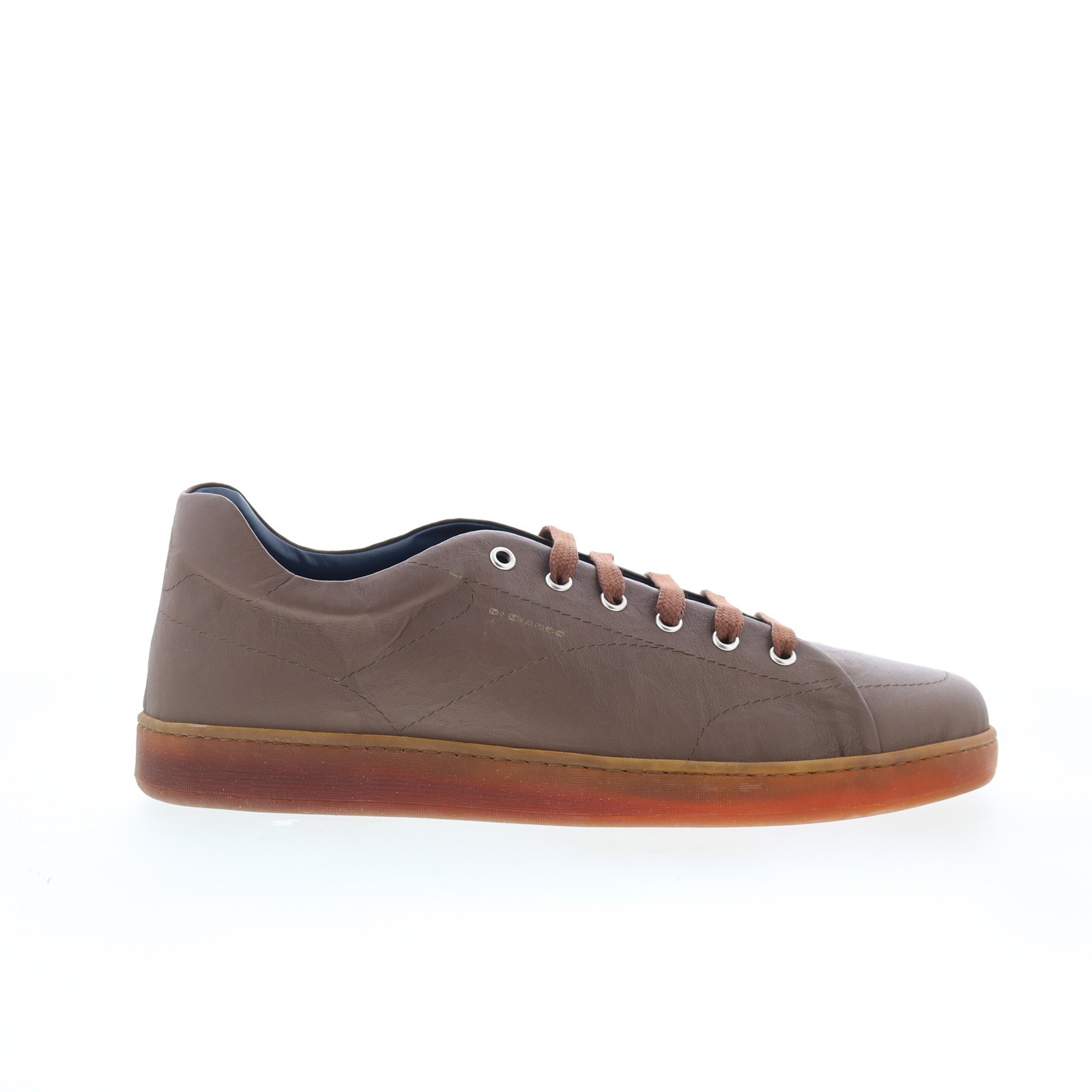 Di Bianco Saraceno Mens Brown Leather Lace Up Lifestyle Sneakers Shoes 9 23590₽