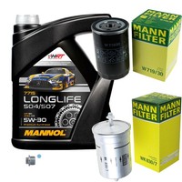 Mann Inspektionspaket 5L Mannol Longlife 5W-30 FüR VW Golf IV Cabriolet 2.0