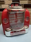 1996 Vintage Coca-Cola Mini Musical Coin Bank Table Top Jukebox