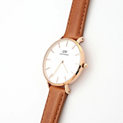 Daniel Wellington DW00100172 Petite St Mawes White Dial Brown Leather R8041394