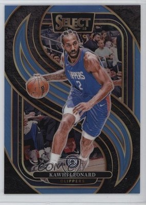2024 Panini Select Premier Level Light Blue Prizm /299 Kawhi Leonard #105 19l7