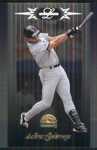 1996 Leaf Limited Andres Galarraga #18 card