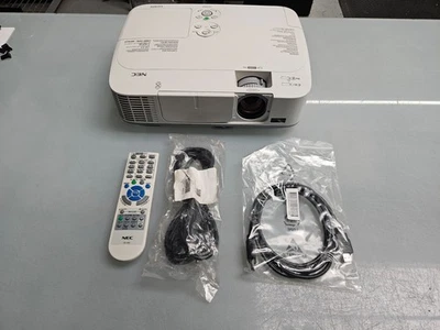 NEC NP-M300W 3LCD WXGA HDMI Projector 394 Lamp Hours + Remote - Image 1 of 4