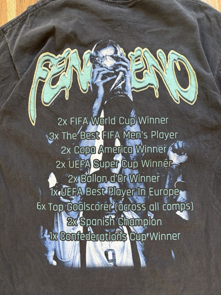 Calcio Mia Ronaldo Nazario El Fenomeno Brazil Blokecore Graphic T