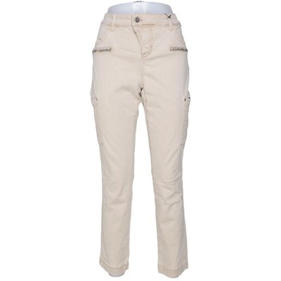 Street One, Cargohose, Größe: 40/30, Beige, Baumwolle/Elasthan/Lyocell #m2J