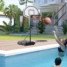 Pool Basketball Hoop System Outdoor Ball Stand Game Sports Portable