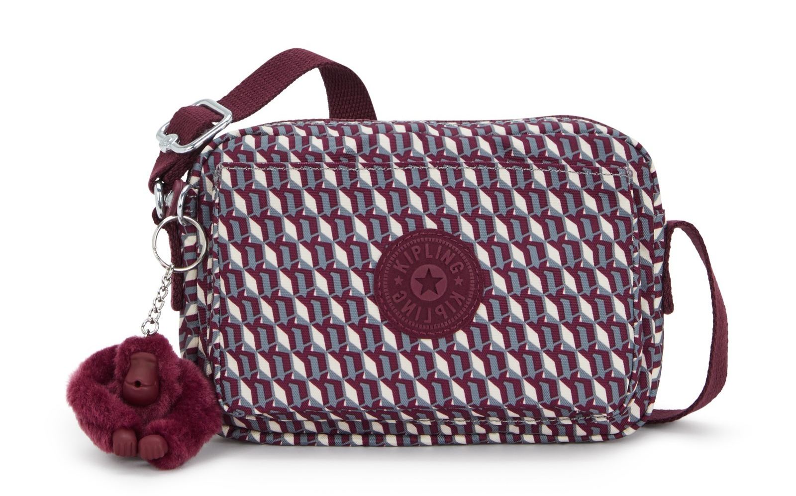Kipling ABANU Small  Crossbody Bag - 3DK Wine RRP £73