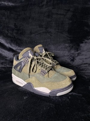 Air Jordan 4 Retro SE Craft  Meduim Olive  Size 8 FB9927-200 Flight 