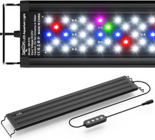Led Aquarium Light for Plants-Full Spectrum Fish Tank Light with Timer Auto On/O
