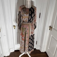Zara Small Paisley Midi Dress D278