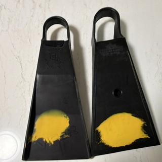Viper Pacific South Swell Swim Fins Flippers Size L (9 11) Black/Yellow USA