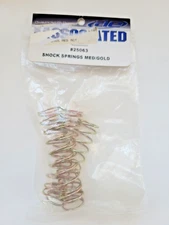 Team Associated #25063 Gold Shock Springs Medium 5.1lb/in Fits MGT/4.8/8.0 Rival