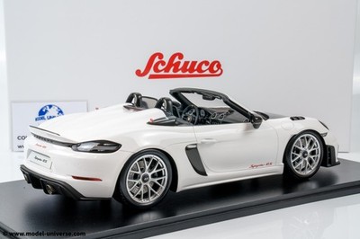 Schuco - 1:12 Porsche 718 Spyder RS White 2023 - Resin Model | eBay