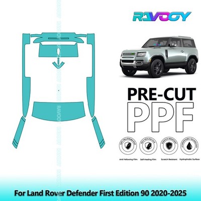  Paint Protection PPF Kit For Land Rover Defender First Edition 90 2020-2025