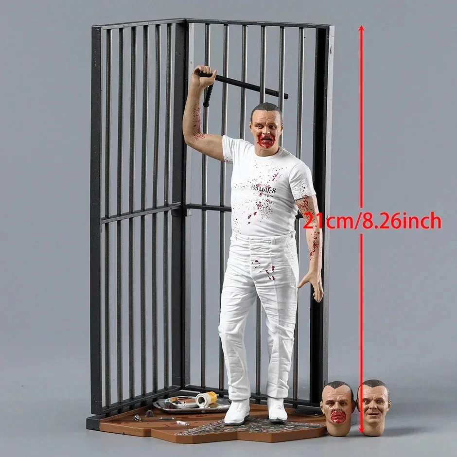 ✨Figurine NECA Le Silence des Agneaux Hannibal Lecter Pvc 21 cm - Collection - Photo 2/4