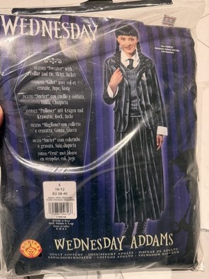 Wednesday Kostüm Damen Addams Family Vampirin Gothic Karneval Fasching 