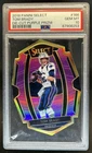2018 Panini Select Tom Brady Purple Prizm Die Cut Premier Level #/75 PSA 10