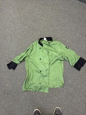 CHEF REVIVAL Double Breast JACKET X LARGE 3/4 Sleeve Green Black