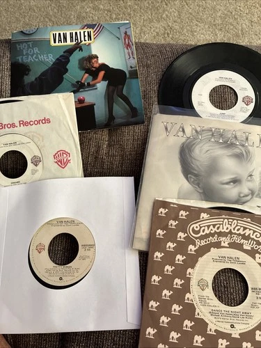 (6)piece Van Halen 45 Lot