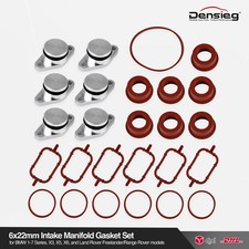 Densieg 6x22mm Drallklappen Dichtungssatz für BMW E87 E46 E90 E91 E92 E93 E60