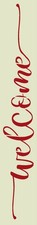 Welcome Reusable STENCIL for DIY Painting Signs 11571