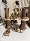 Vtg Star Wars Ewok Village Action Playset Complete 1983 Kenner All Strings!