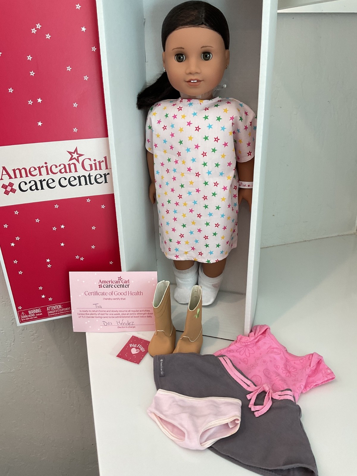 American Girl Doll #62.  Amber Eyes/Dark Brown Hair/Med Skin