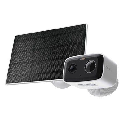 TP-Link C400 KIT Outdoor Battery Camera w/Solar Panel Base, Wireless, 1080P, ...
