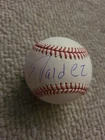 Autographed Baseball International League ESMERLYN VALDEZ Auto Signed Pirates