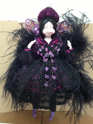 black fairy doll