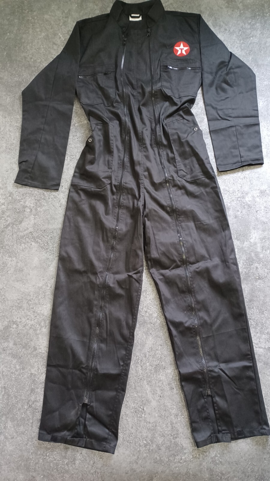 Combinaison de travail double zip Texaco anti-salissure homme