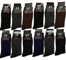 6-12 Pairs Mens Cotton Work Fashion Casual Dress Socks Size 9-11 10-13  SX-202 