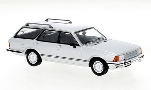 Ford Granada MkII Turnier 2.8i GHIA - 1982 - plata - IXO 1:43 - Imagen 5 de 6