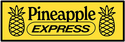 Pineapple express sticker cannibas weatherproof bumper vinyl decal
