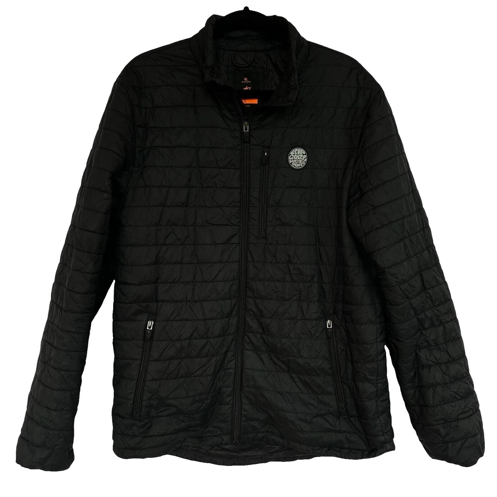 Abrigos Negro RIP CURL, chaquetas y chalecos para hombres