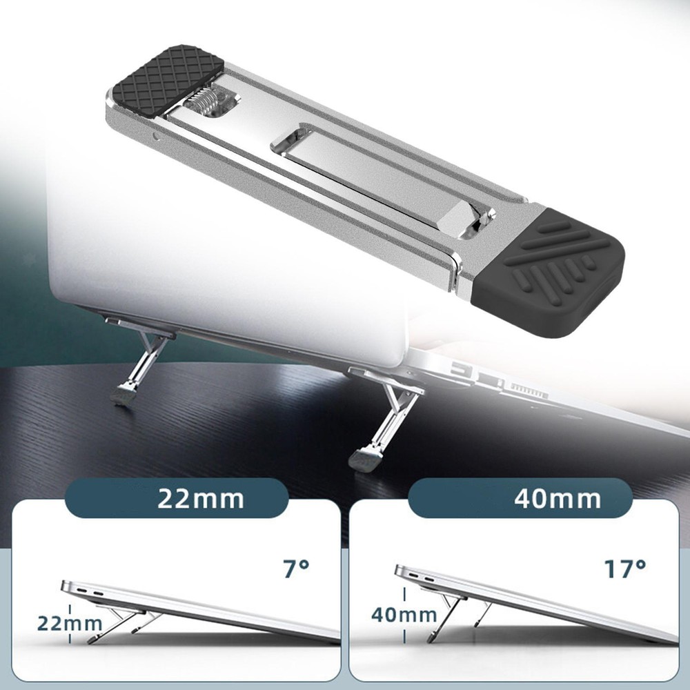 Portable Adjustable Laptop Cooling Stand with Height Adjustment for Desks  