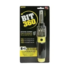 Bit 360 Tiwst Bit 6-in-1 Screwdriver AS SEEN ON TV! BRAND NEW!