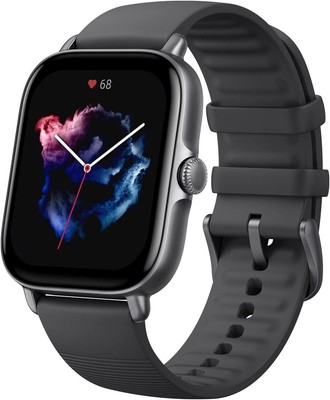 Amazfit GTS 3 42mm Smartwatch Fitness, Kontrolle des Menstruationszyklus, Herzfr