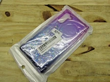 Galaxy Note 10 Purple Cell Phone Case Holder Purple Flakes
