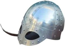 Medieval Spangenhelm Viking Helmet Riveted Steel Armor Replica LARP Cospla